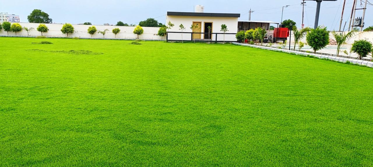 Vanam Hotel lawn and rooms